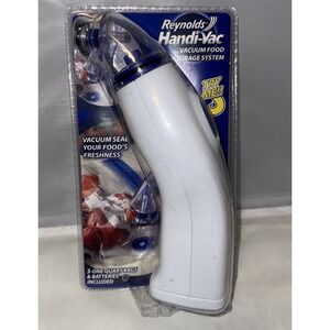 Reynolds Handi-Vac Vacuum Food Sealer NIP Package Factory‎ Sealed